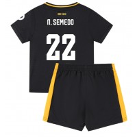 Maglia Calcio Wolves Nelson Semedo #22 Seconda Divisa Bambino 2024-25 Manica Corta (+ pantaloncini)